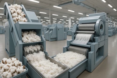 آماده سازی الیاف خام